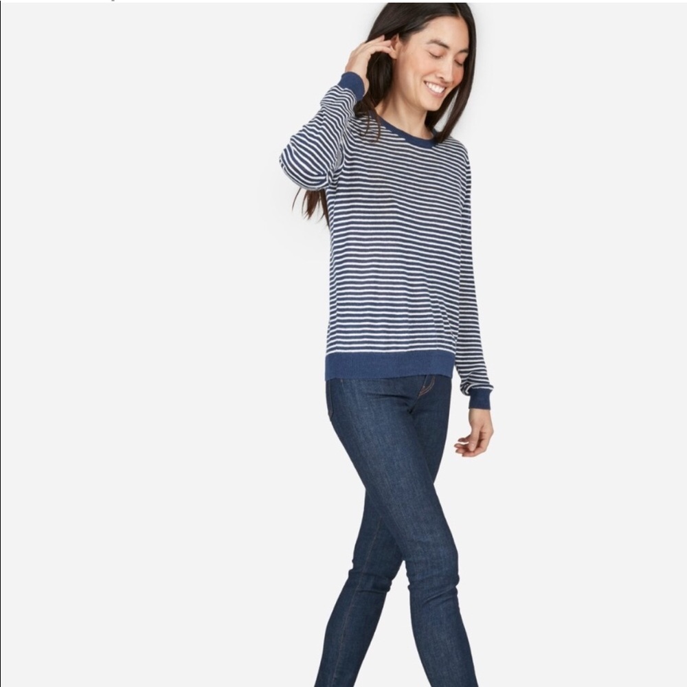 Everlane The Linen Crew Sweater